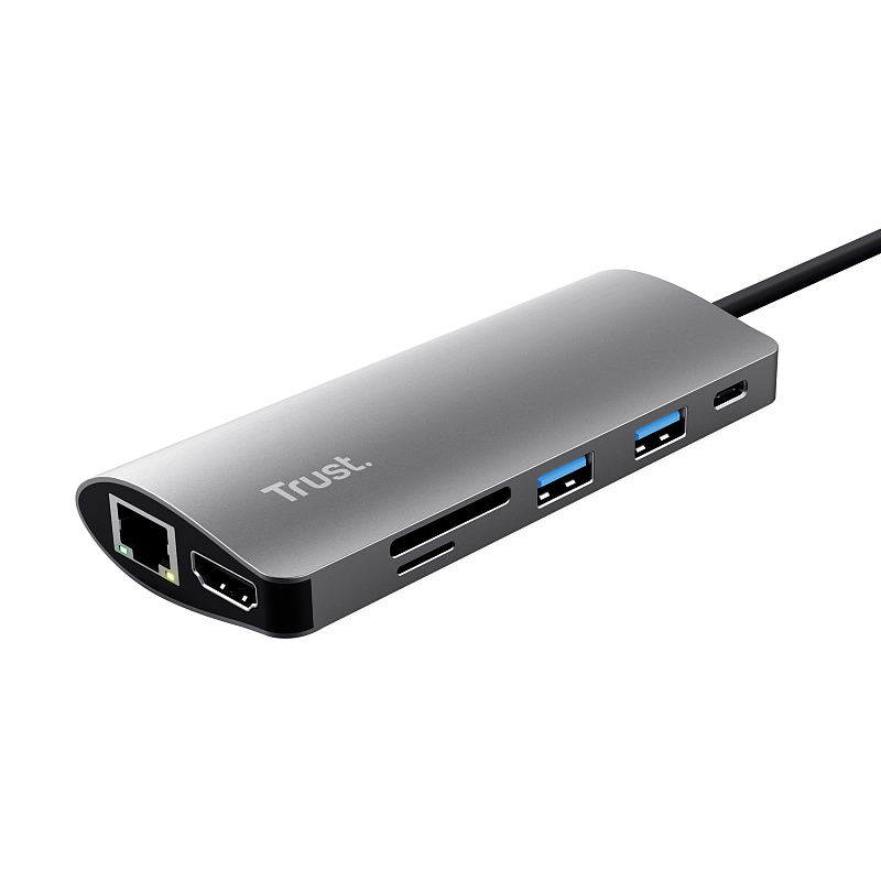 Trust Dalyx Schnittstellenkarte/Adapter Eingebaut HDMI, RJ-45, USB 3.2 Gen 1 (3.1 Gen 1)