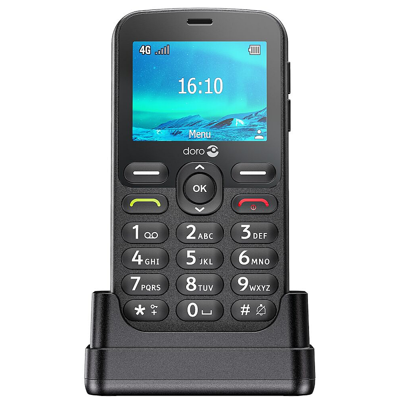 Doro 1881 113,7 g Schwarz Einsteigertelefon