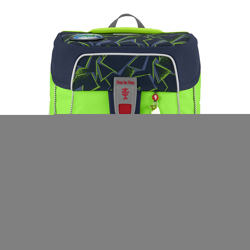 Step by Step SPACE, CLOUD & 2IN1 PLUS Rucksack Schulrucksack Grün Nylon, Recyceltes Polyester, Recyceltes Polyethylenterephthalat (rPET)
