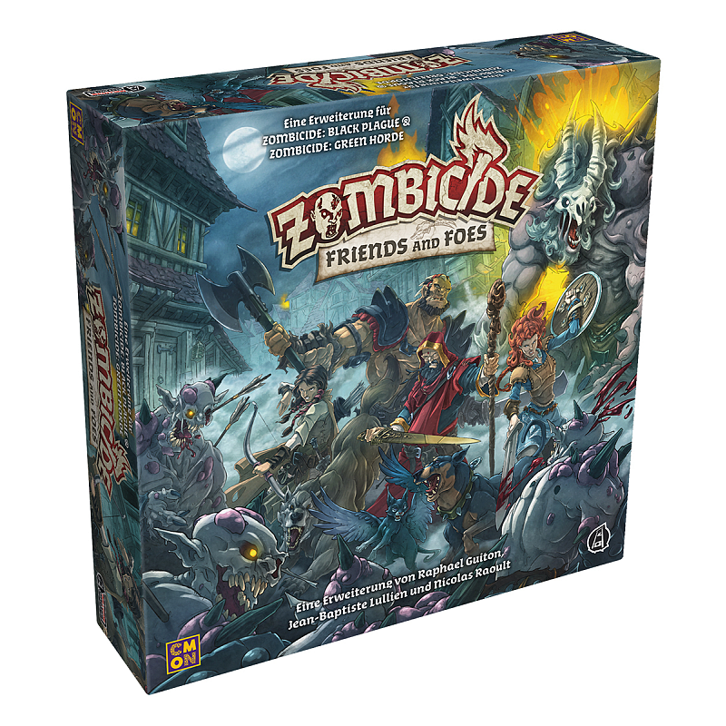 Asmodee Zombicide: Green Horde - Friends and Foes Zombicide: Green Horde, Zombicide 60 min Brettspiel-Erweiterung Rollenspiele