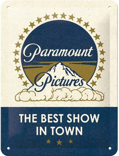 Nostalgic Art Paramount Pictures Dekoratives Schild & Tafel für drinnen Metall Mehrfarbig