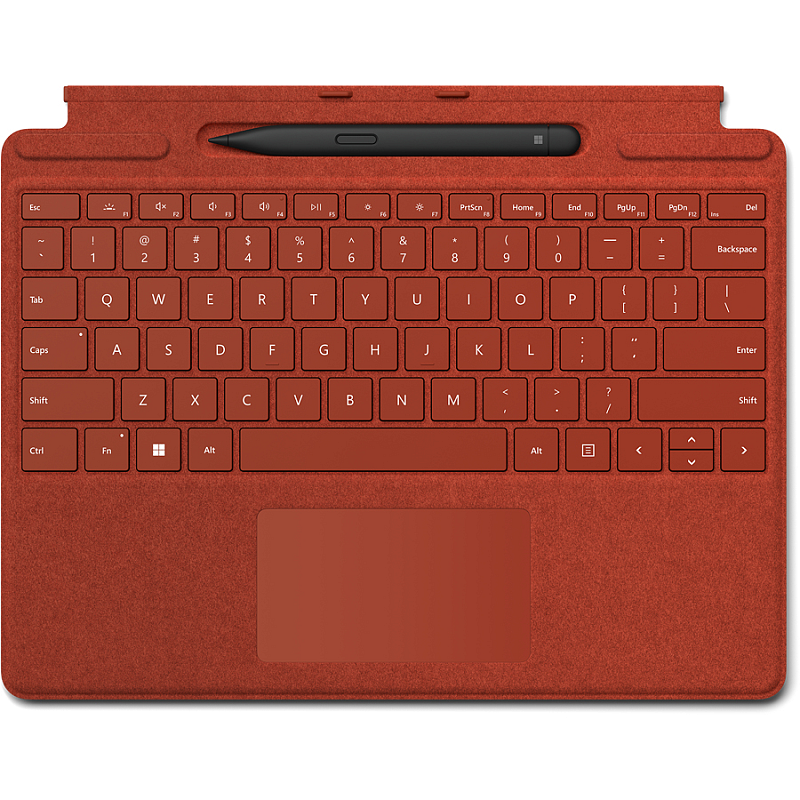 Microsoft Signature with Slim Pen 2 QWERTZ Deutsch Microsoft Cover port Rot