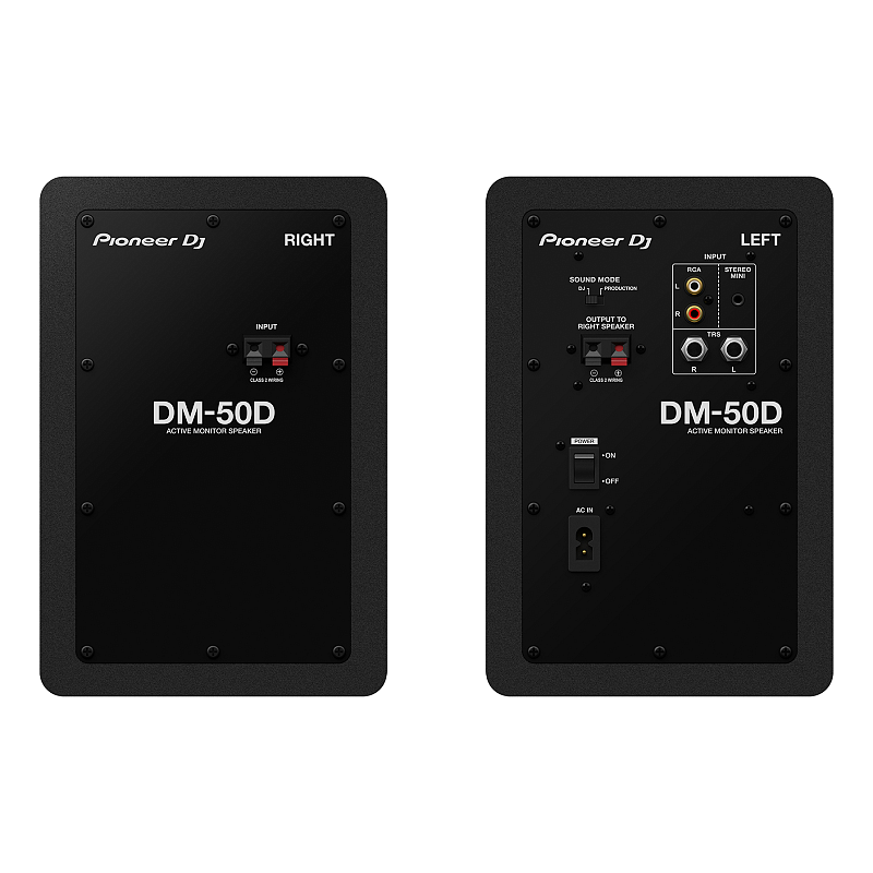 Pioneer DM-50D Lautsprecher 2-Wege Schwarz Kabelgebunden 50 W