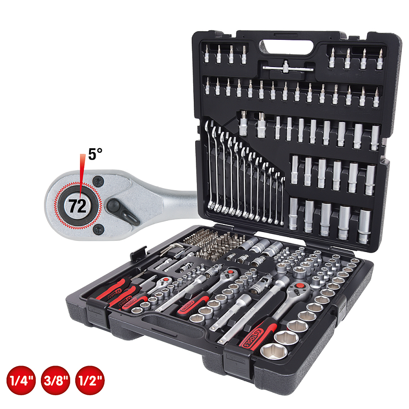 KS Tools 917.0216 Steckdosen/Steckdosen-Set Steckschlüssel-Satz