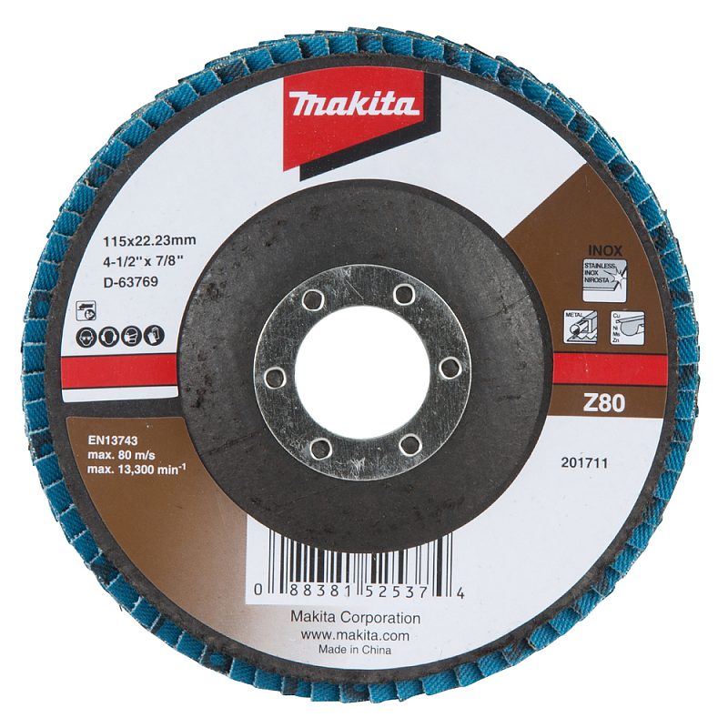 Makita D-63769 Winkelschleifer-Zubehör Schleifscheibe