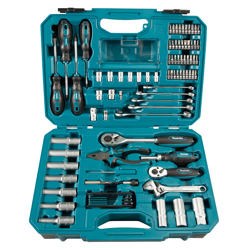 Makita E-08458 Mechanik-Werkzeugsätze 87 Werkzeug