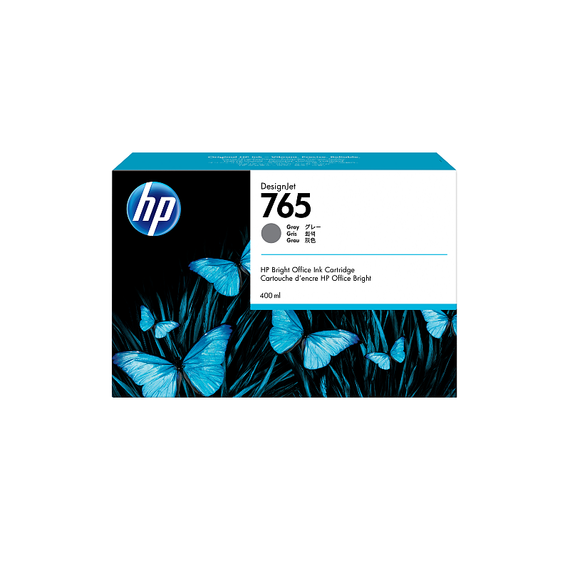 HP 765 Grau Designjet Druckerpatrone, 400 ml