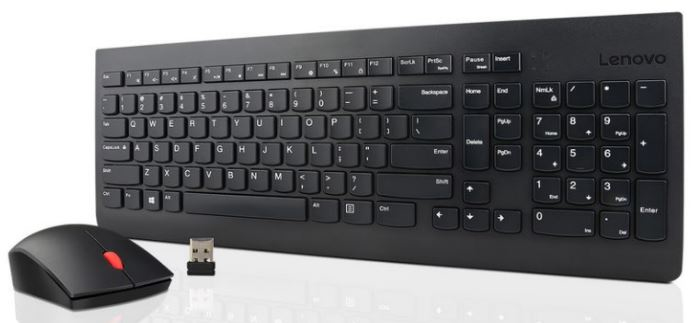 Lenovo 4X30M39484 Tastatur Maus enthalten Universal RF Wireless QWERTZ Polnisch Schwarz