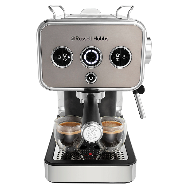 Russell Hobbs Distinctions Titanium Espressomaschine Halbautomatisch