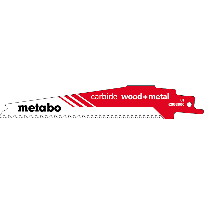 Metabo 626559000 Sägeblatt für Stichsägen, Laubsägen & elektrische Sägen Säbelsägeblatt Hartmetall 1 Stück(e)