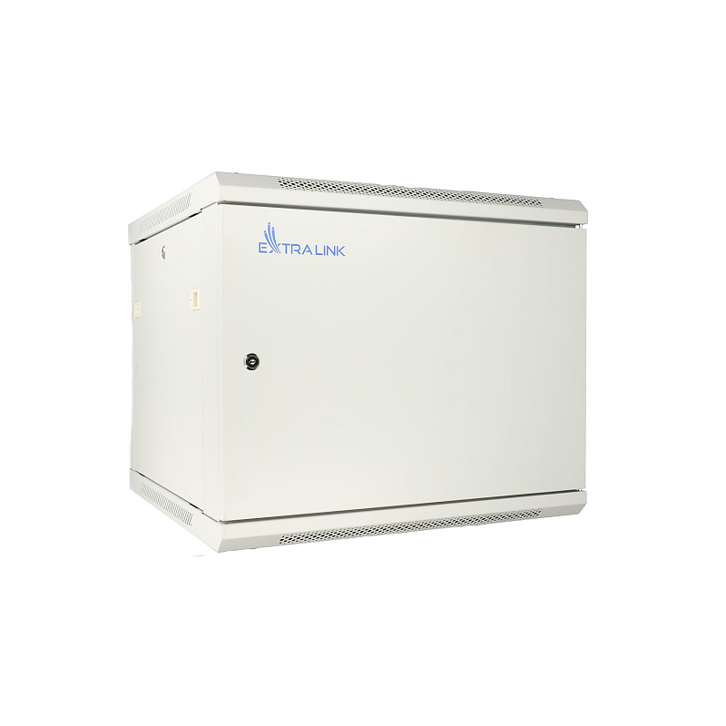 Extralink Rackmount-Schrank 12U 600x450 ASP Grau Wandmontage, Metalltür