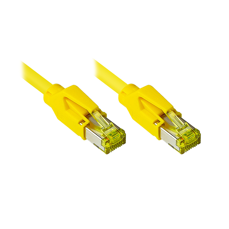 Alcasa 831RK-005Y Netzwerkkabel Gelb 0,5 m Cat7 S/FTP (S-STP)