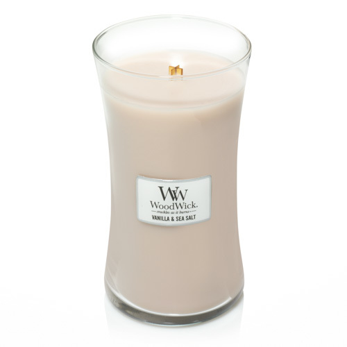 WoodWick 93191 Wachskerze andere Jasmin, Meersalz, Vanille Weiß 1 Stück(e)