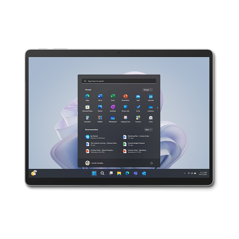Microsoft Surface Pro 9 Intel® Core™ i7 1 TB 33 cm (13") 32 GB Wi-Fi 6E (802.11ax) Windows 10 Pro Platin
