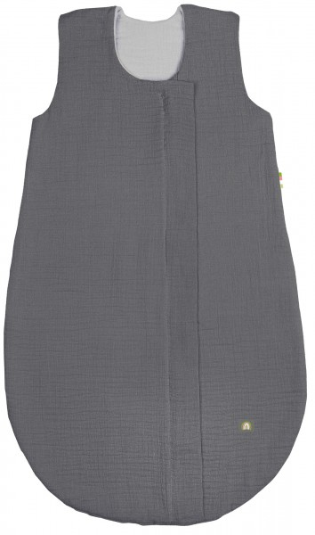 Oden­wälder Baby­Nest Fashion Musselin Babyschlafsack Junge/Mädchen Grau
