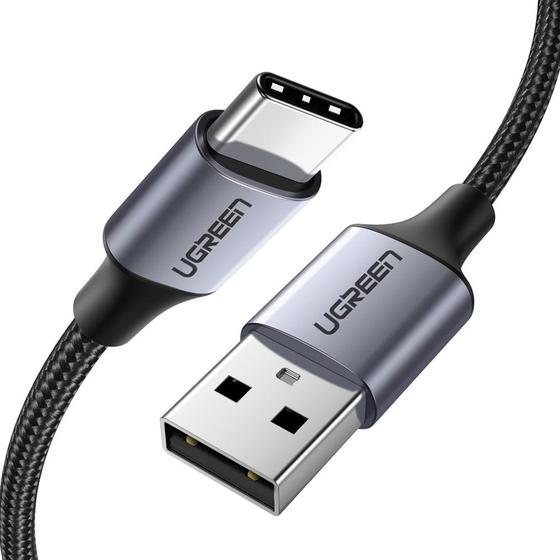 Ugreen 60126 USB Kabel 1 m USB C USB A Schwarz, Grau