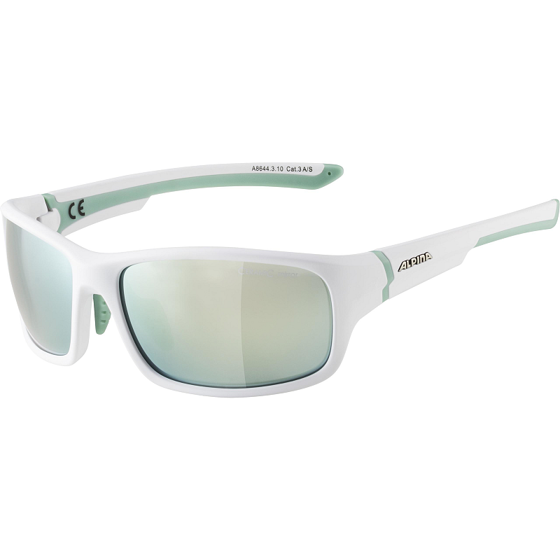 Alpina Sports Lyron S Radsportbrille Unisex Vollrand Weiß