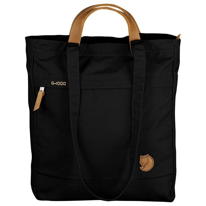 Fjällräven Totepack No.1 Baumwolle, Polyester Schwarz Unisex Stoffbeutel