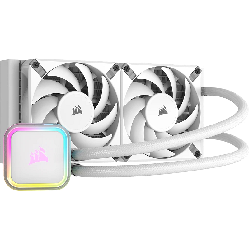 Corsair H100I Elite Prozessor All-in-One-Flüssigkeitskühler 12 cm Weiß 1 Stück(e)