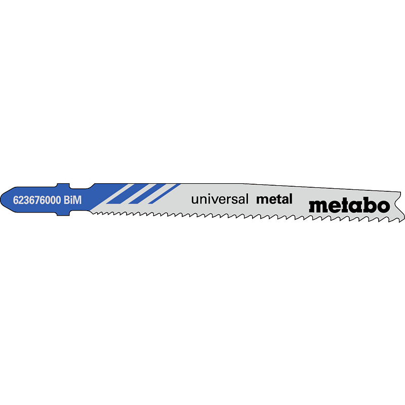 Metabo 623676000 Sägeblatt für Stichsägen, Laubsägen & elektrische Sägen Stichsägeblatt Bimetallisch 5 Stück(e)