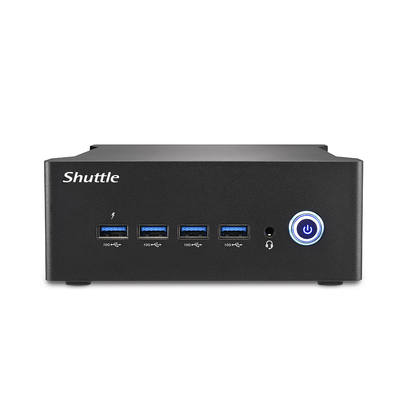 Shuttle Nano PC NT10H9, Intel Core Ultra 9 185H, Intel Arc graphics, 2xHDMI, 2xUSB 4.0 (DP), 2x2.5Gbit LAN, VESA, 24/7 Dauerbetrieb