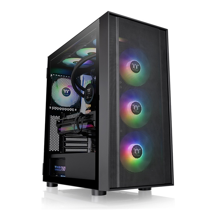 Thermaltake H570 TG ARGB Midi Tower Schwarz
