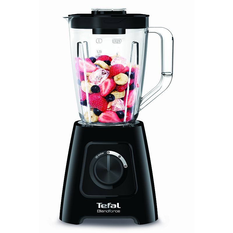 Tefal BlendForce II BL4208 Mixer 1,25 l Tischplatten-Mixer 600 W Schwarz