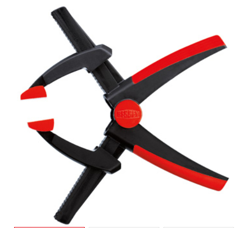 BESSEY VarioClippix U-Klemme 17 cm Schwarz, Rot