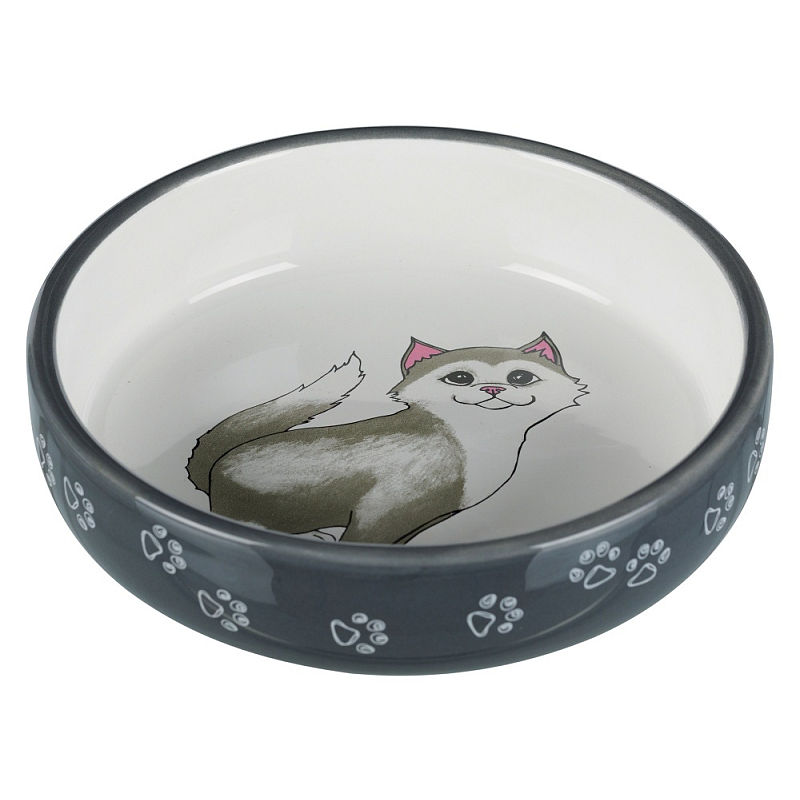 TRIXIE 24784 Schale für Hunde/Katzen Katze Haustier-Fütterungsschale