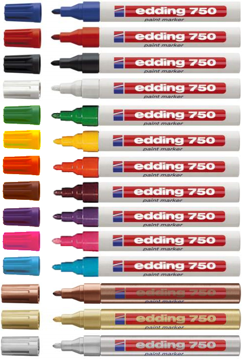 Edding 750 Silber 10 Stück(e)