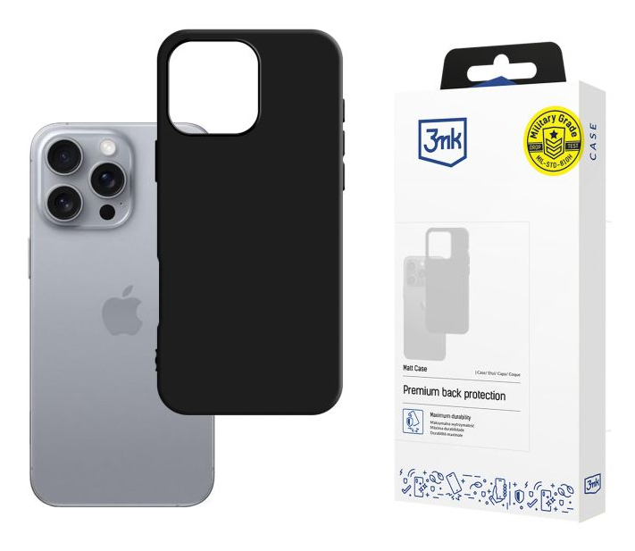 3MK Armor Handy-Schutzhülle 17,5 cm (6.9") Cover Schwarz