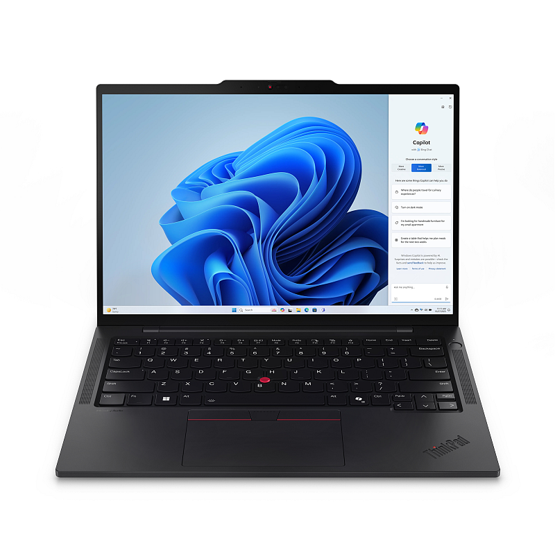 Lenovo ThinkPad T14s Gen 5 Intel Core Ultra 7 155U Laptop 35,6 cm (14") WUXGA 16 GB LPDDR5x-SDRAM 512 GB SSD Wi-Fi 6E (802.11ax) Windows 11 Pro Deutsch Schwarz