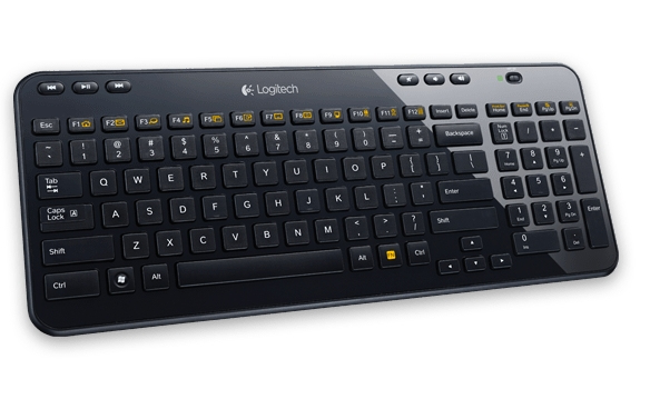 Logitech Wireless Keyboard K360 Tastatur RF Wireless QWERTZ Deutsch Schwarz