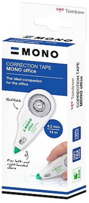 Tombow CT-CXE4 Nachfüllpackung Korrekturband Versenkbarer Mechanismus Weiß