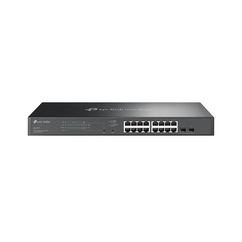 TP-Link Omada SG2218P Netzwerk-Switch Managed L2/L2+ Gigabit Ethernet (10/100/1000) Power over Ethernet (PoE) 1U Schwarz