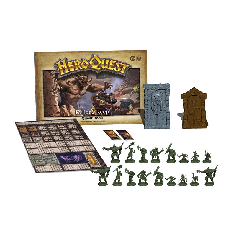 Hasbro Gaming Avalon Hill HeroQuest Kellar's Keep Brettspiel-Erweiterung Reisen/Abenteuer