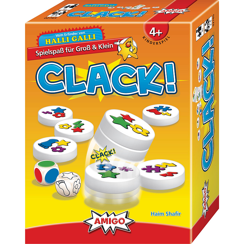 Amigo Clack! Clack! 10 min Brettspiel Konzentration