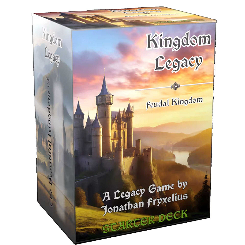 Asmodee Kingdom Legacy: Feudal Kingdom - Starter Deck Welcome to Kingdom Legacy, a solo adventure campaign. Start with only 10 kingdom cards and expand the kingdom over the course of a long campaign full of exploration, hard decisions, and new game mechanisms. Brettspiel