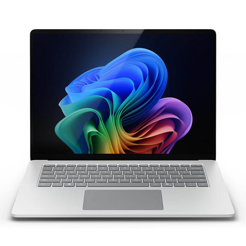 Microsoft Surface Laptop 7 Copilot+ PC Snapdragon 38,1 cm (15") Touchscreen 16 GB LPDDR5x-SDRAM 512 GB SSD Wi-Fi 7 (802.11be) Windows 11 Pro Platin