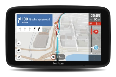 TomTom GO Professional Navigationssystem Fixed 12,7 cm (5") Touchscreen Schwarz