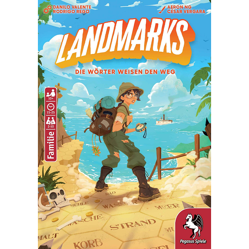Pegasus Landmarks 25 min Brettspiel Familie