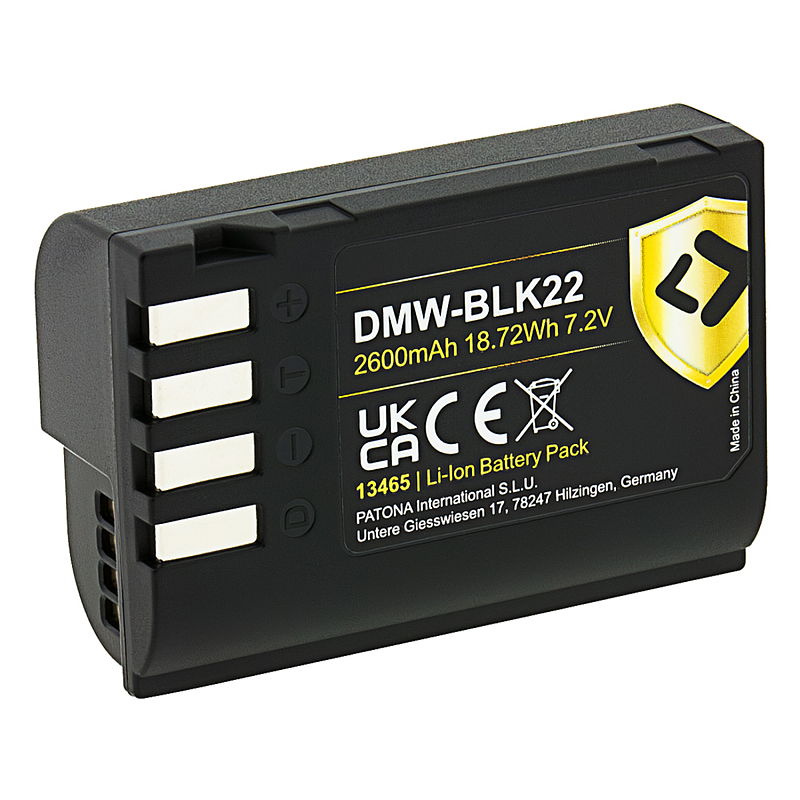 PATONA 13465 Kamera-/Camcorder-Akku Lithium-Ion (Li-Ion) 2600 mAh
