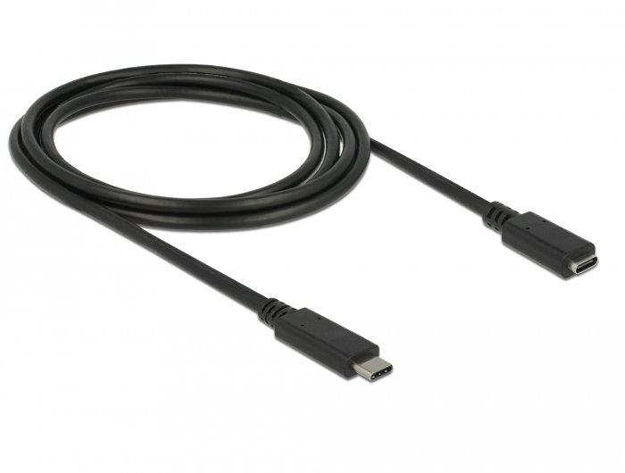 DeLOCK SuperSpeed USB USB Kabel USB 3.2 Gen 1 (3.1 Gen 1) 2 m USB C Schwarz