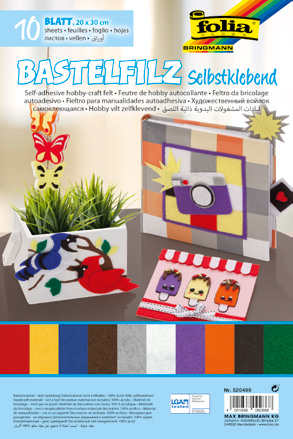 Folia 520499 Zubehör für Mal- & Bastel-Set für Kinder
