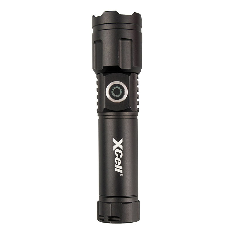 XCell LED-Taschenlampe LUNALUX SLIM fokussierbar, USB-C inkl. Li-Ion 18650 Akku