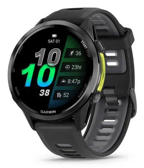 Garmin Forerunner 970 3,56 cm (1.4") AMOLED Digital 454 x 454 Pixel Touchscreen Schwarz, Gelb WLAN GPS