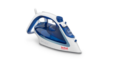 Tefal Easygliss 2 FV5736E0 Bügeleisen Trocken- & Dampfbügeleisen Durilium Airglide Bügelsohle 2500 W Blau, Weiß