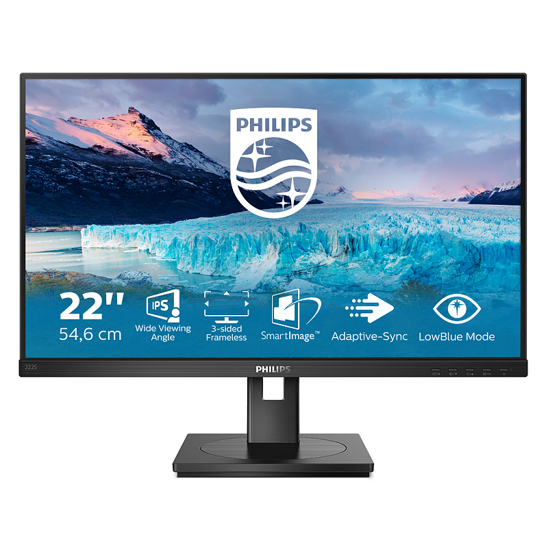 Philips S Line 222S1AE/00 Computerbildschirm 54,6 cm (21.5") 1920 x 1080 Pixel Full HD LCD Schwarz