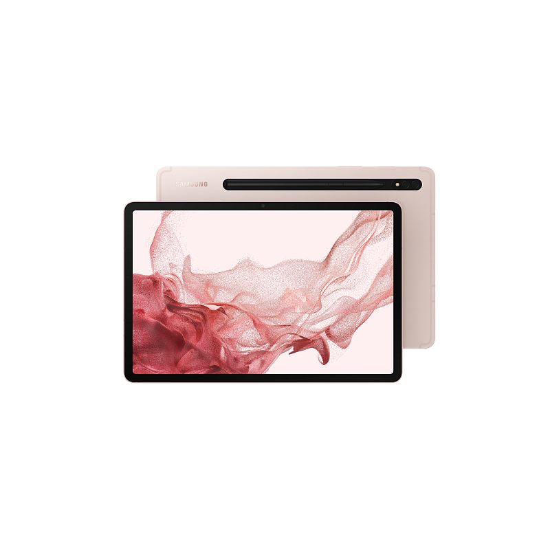 Samsung Galaxy Tab S8 SM-X706 5G Snapdragon LTE 128 GB 27,9 cm (11") 8 GB Wi-Fi 6E (802.11ax) Android 12 Rosa-Goldfarben