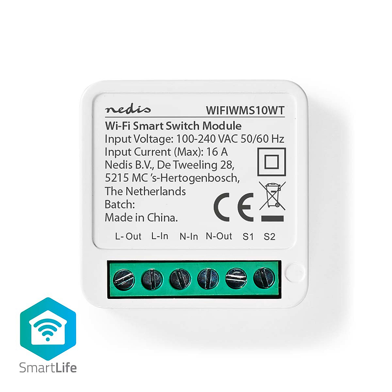 Nedis WIFIWMS10WT Smart Home Beleuchtungssteuerung Verkabelt & Kabellos Weiß